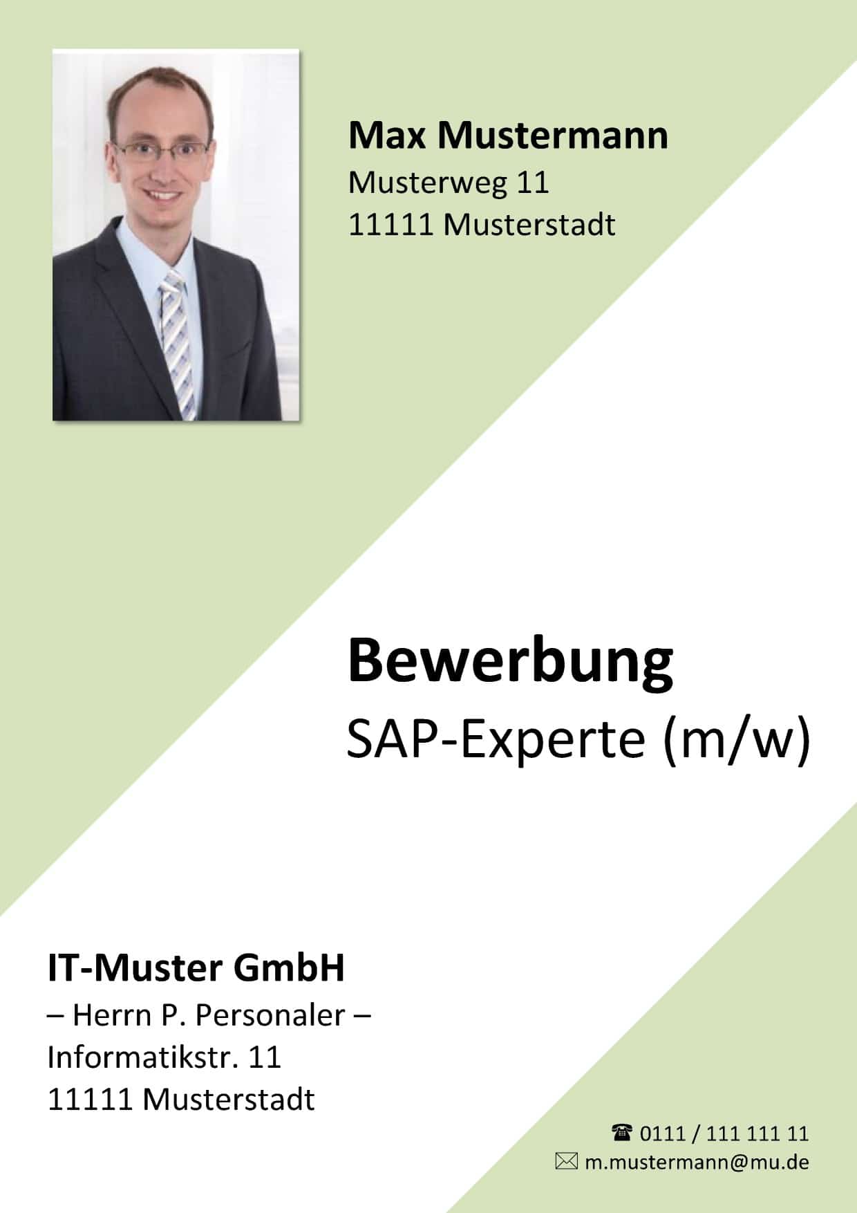 deckblatt-bewerbung-50 - SAP Experte / SAP Manager / IT Manager / IT Projektleiter / IT Kaufmann / IT System / IT Infrastruktur